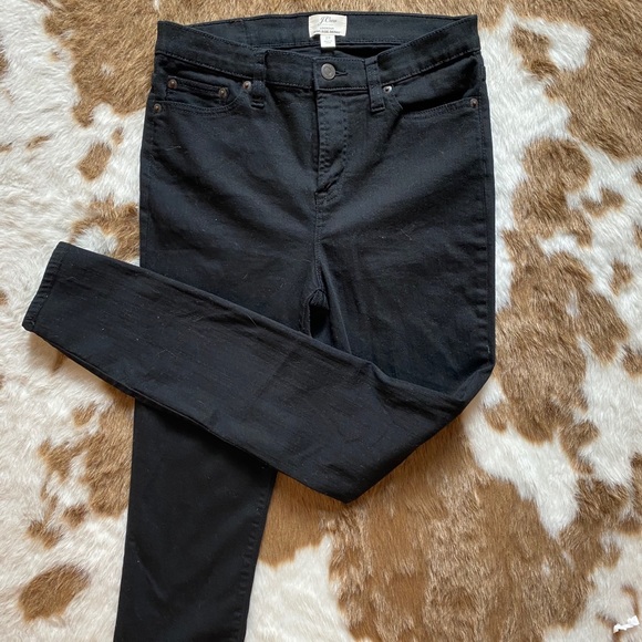 J. Crew Denim - Stage lookout. Skinny black- Jcrew